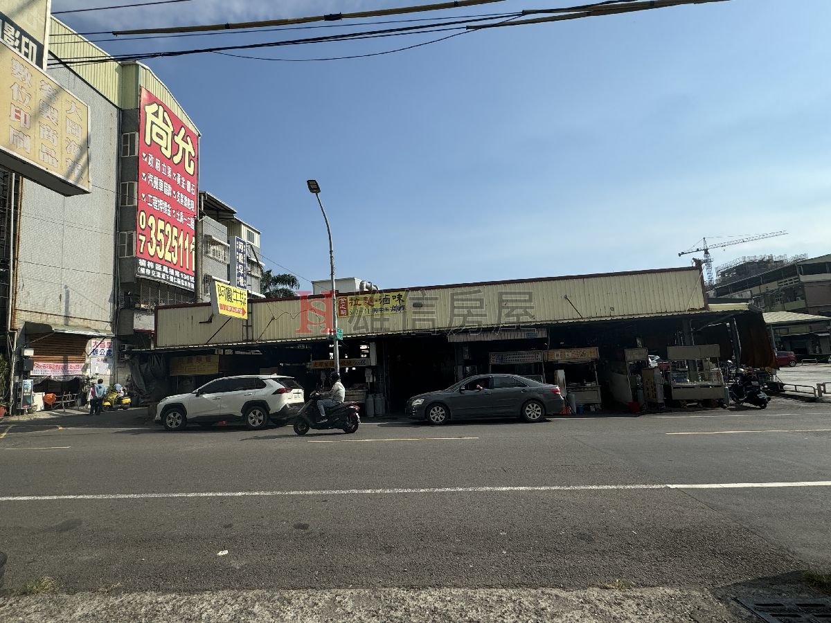 《楠梓右昌街上黃金地段|8.7米大面寬建地‧自用投資首選!》