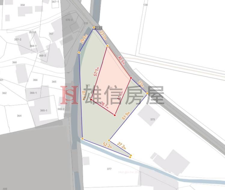 萬戀豬脚故鄉:農+建地二合一:大面寬便宜賣